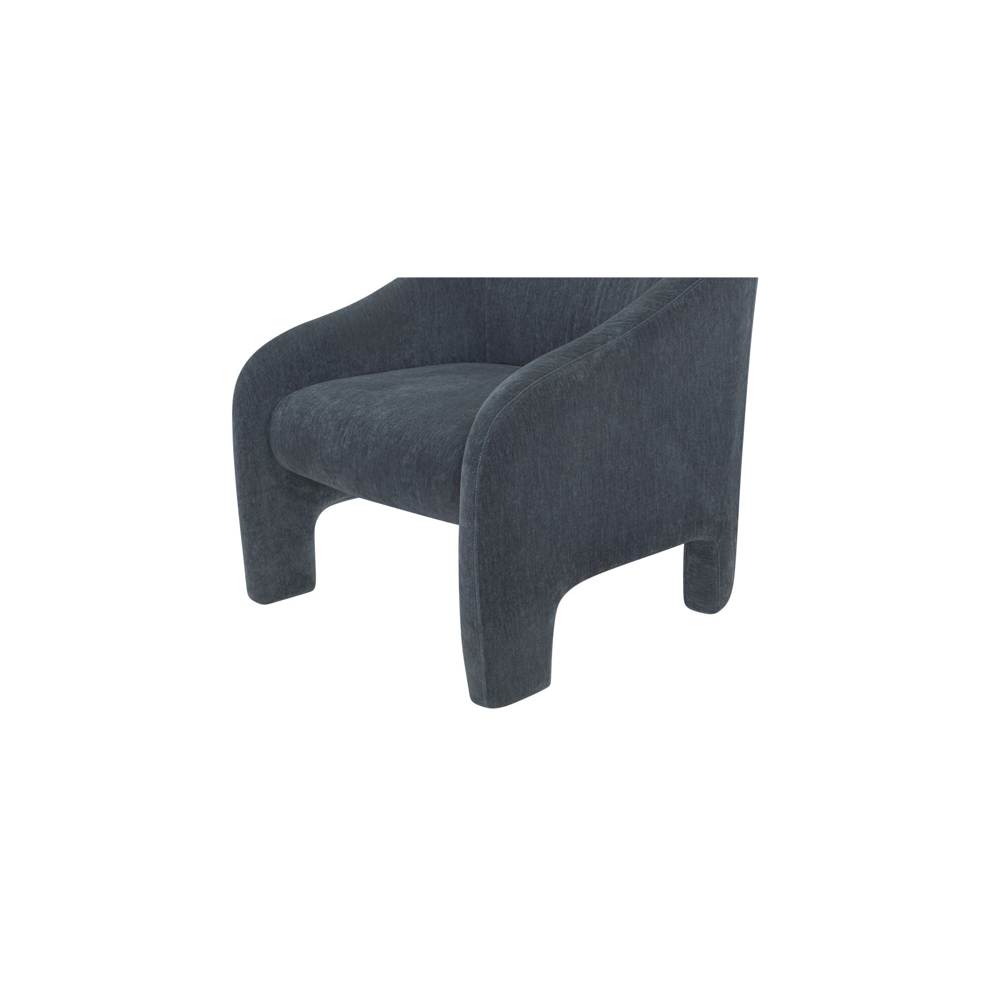 Moes Tuva Accent Chair Slate Blue FO-1059-19