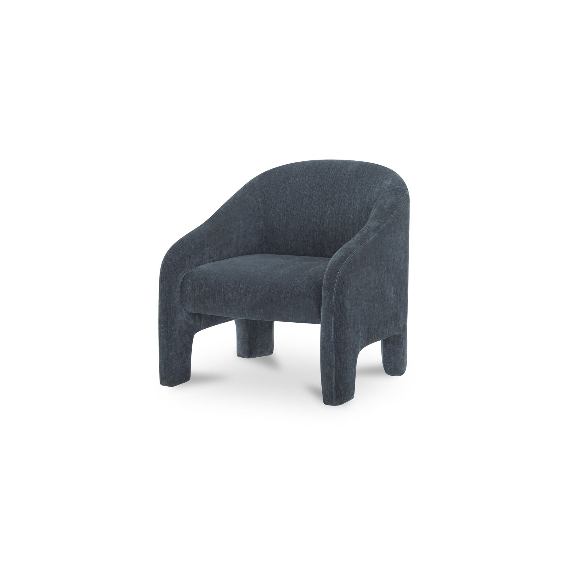 Moes Tuva Accent Chair Slate Blue FO-1059-19