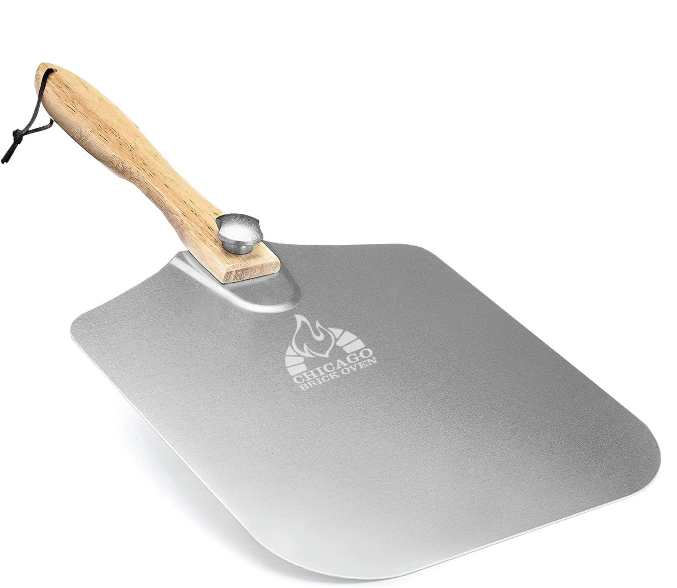 Master Pack (12) - Foldable Pizza Peel with Wooden Paddle Handle, 12" x 14", Turning Spatula, Easy to Store, Brick Oven Grill Kitchen Accessories