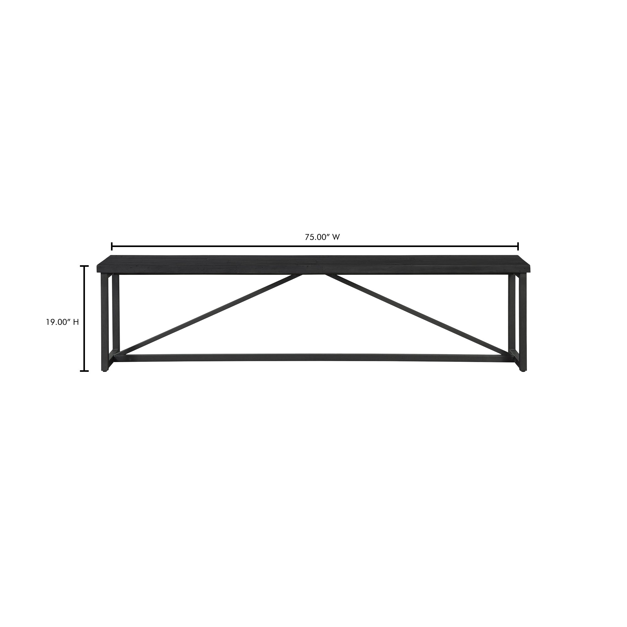 Moes Sierra Bench Black FR-1018-02