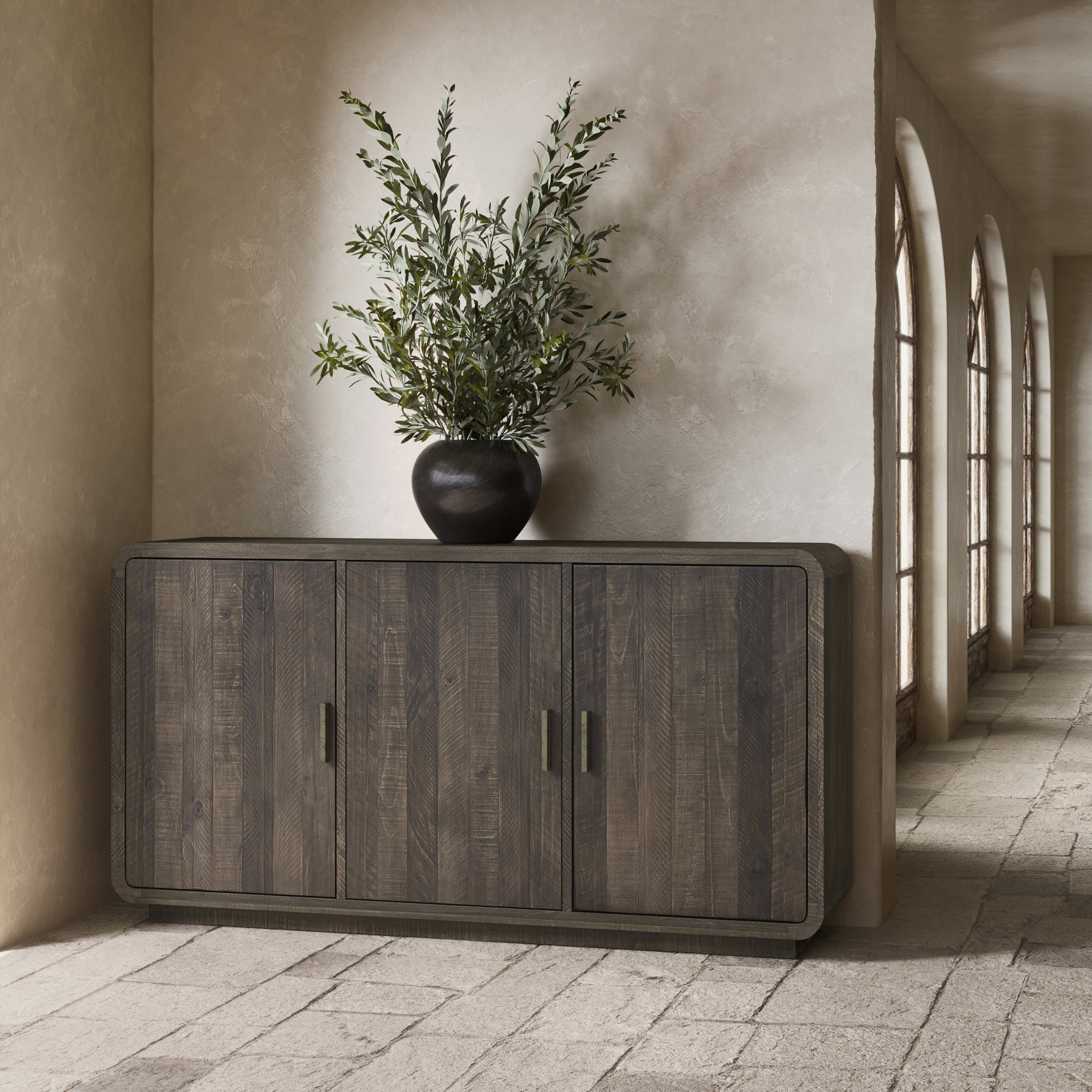 Moes Monterey Sideboard Aged Brown FR-1023-29