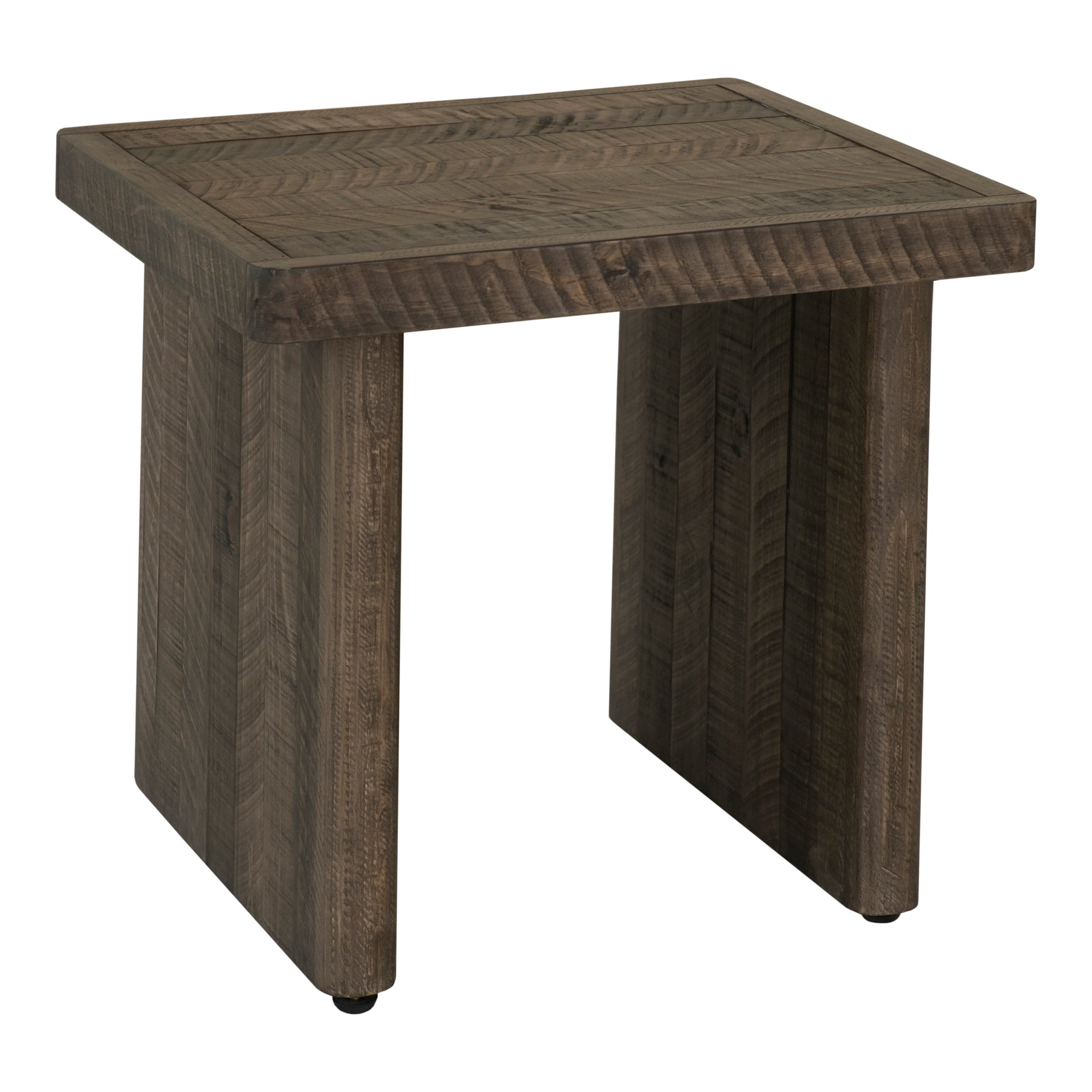 Moes Monterey End Table Aged Brown FR-1026-29