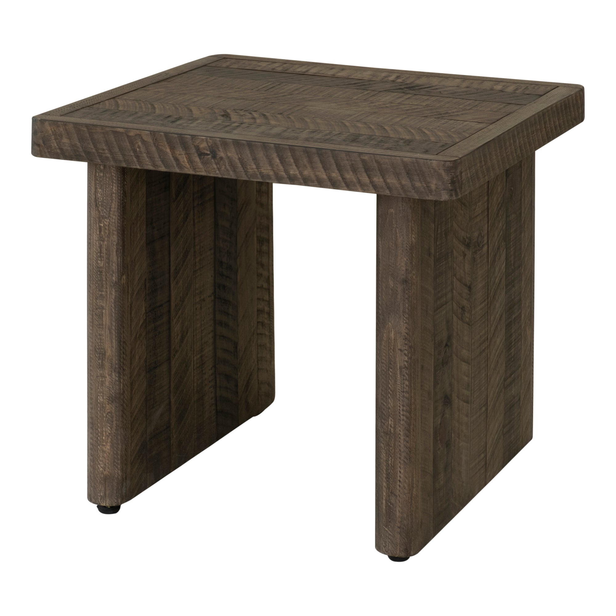 Moes Monterey End Table Aged Brown FR-1026-29