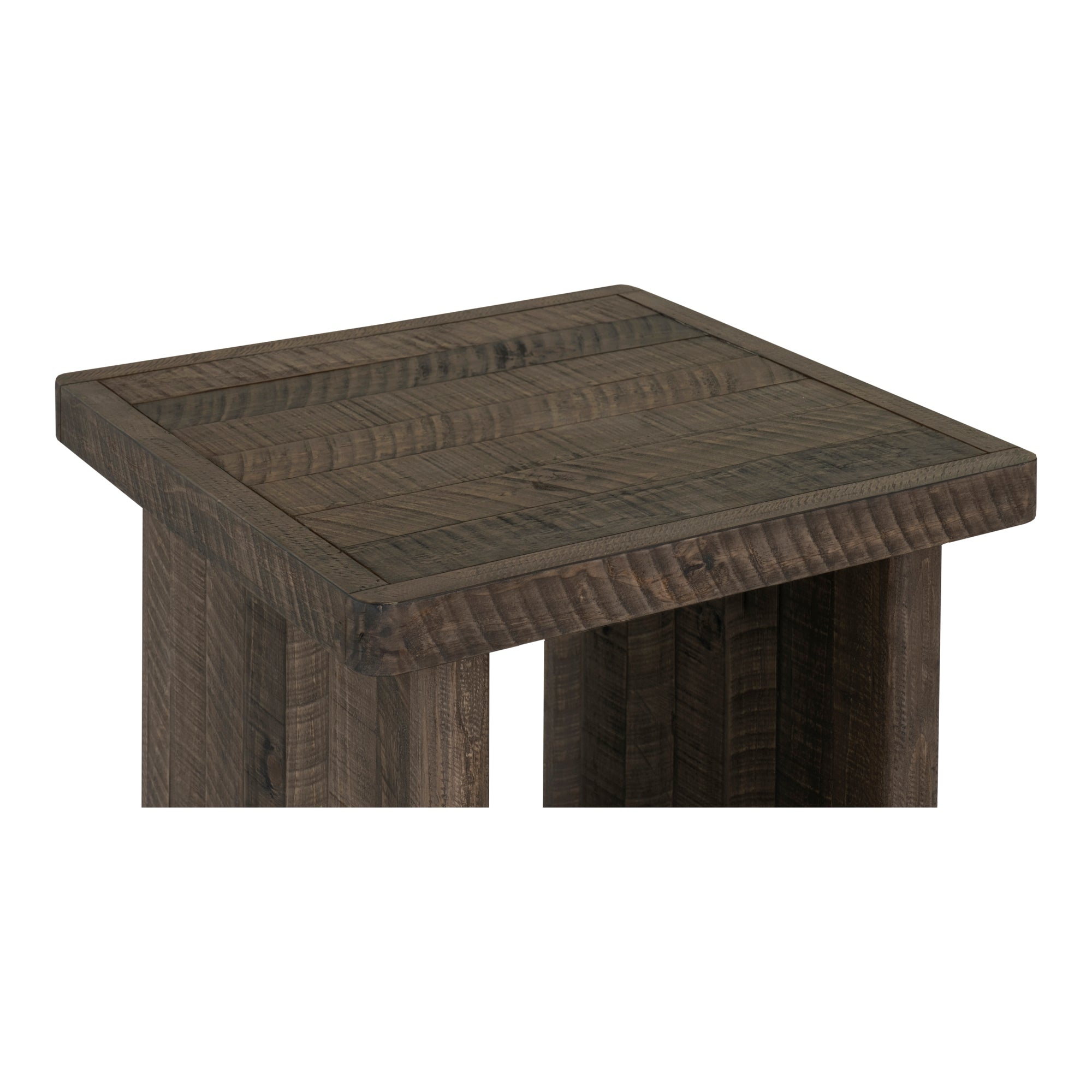 Moes Monterey End Table Aged Brown FR-1026-29