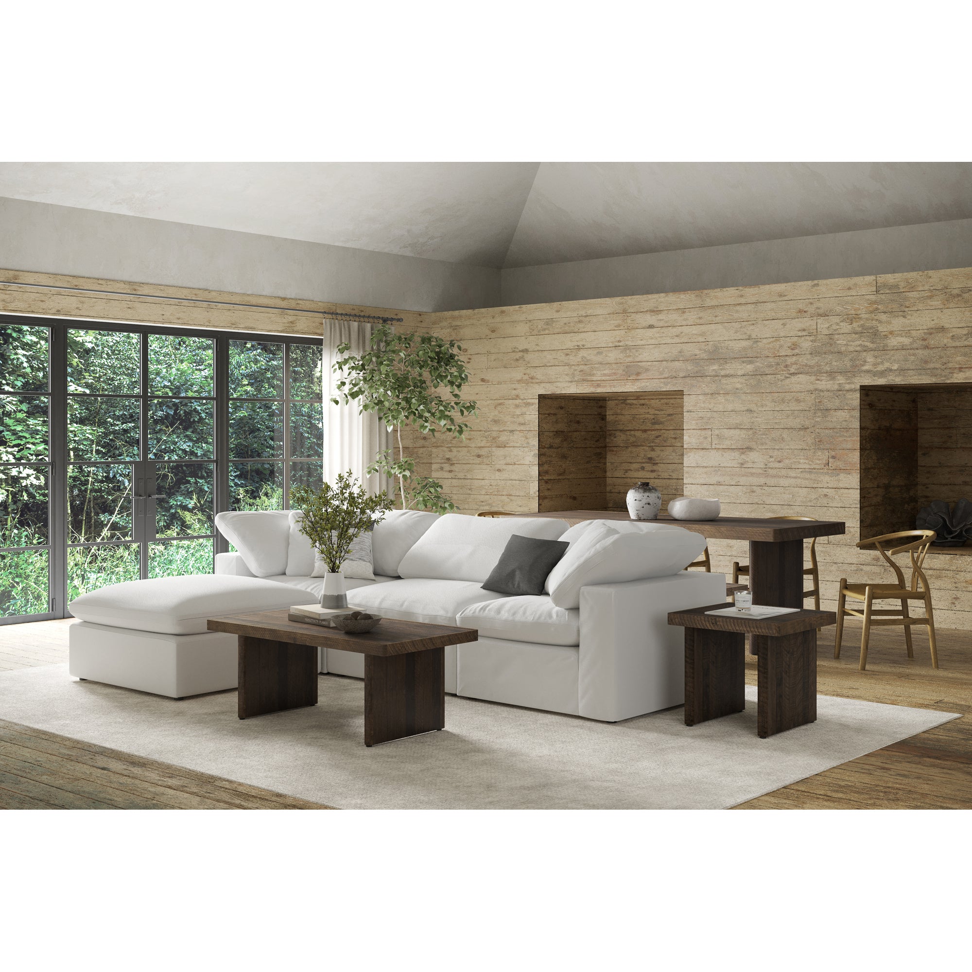 Moes Monterey End Table Aged Brown FR-1026-29