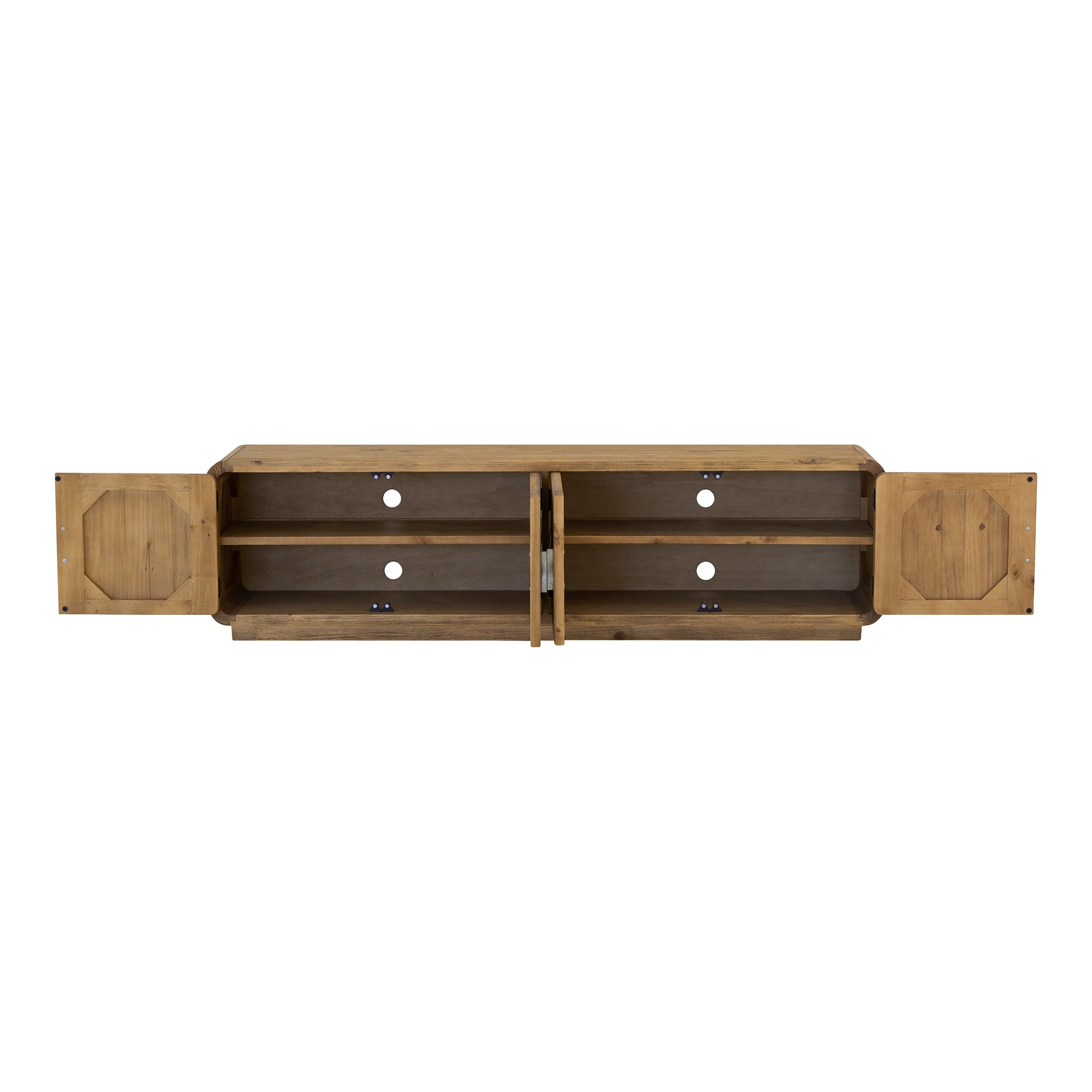 Moes Monterey Media Cabinet Rustic Blonde FR-1027-21