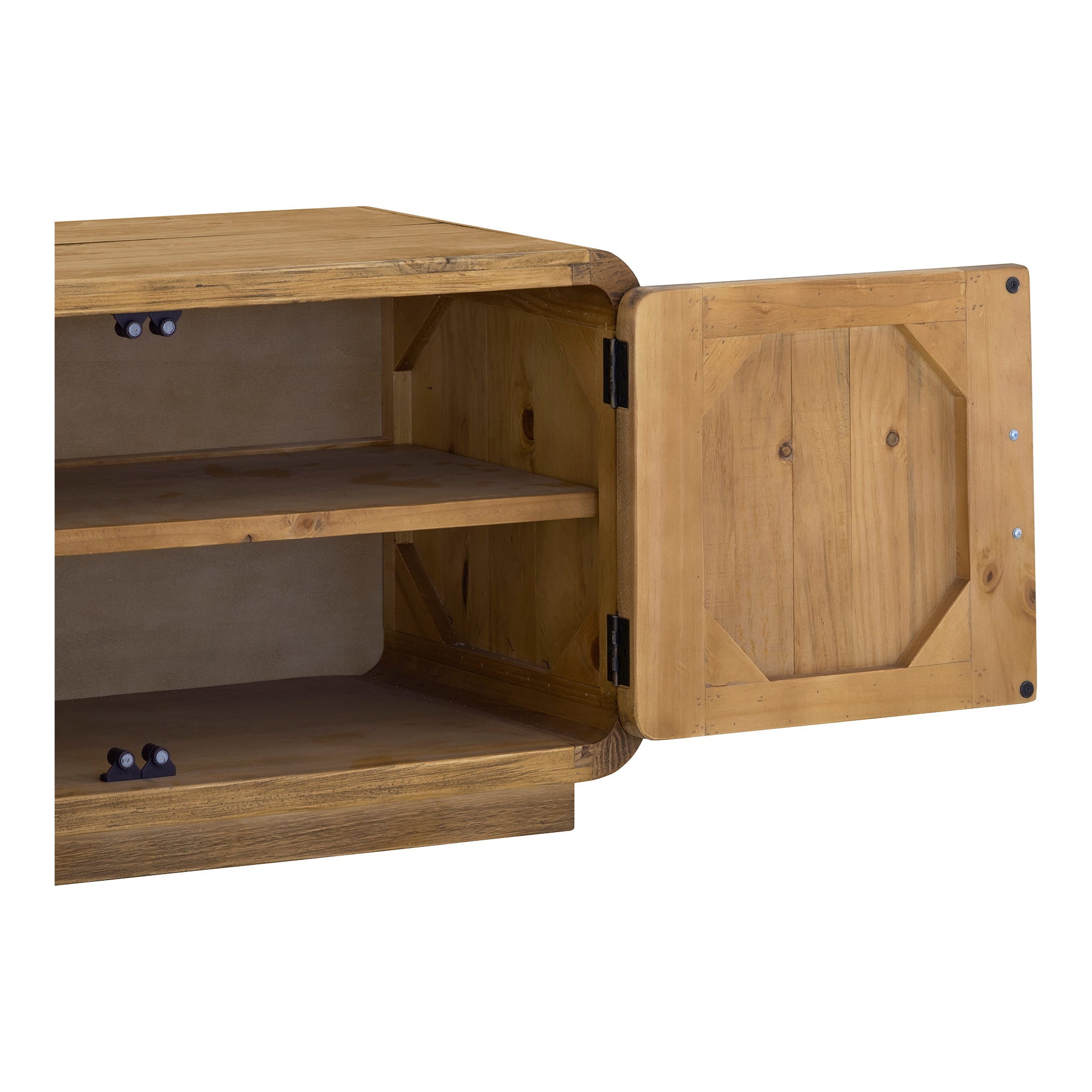Moes Monterey Media Cabinet Rustic Blonde FR-1027-21