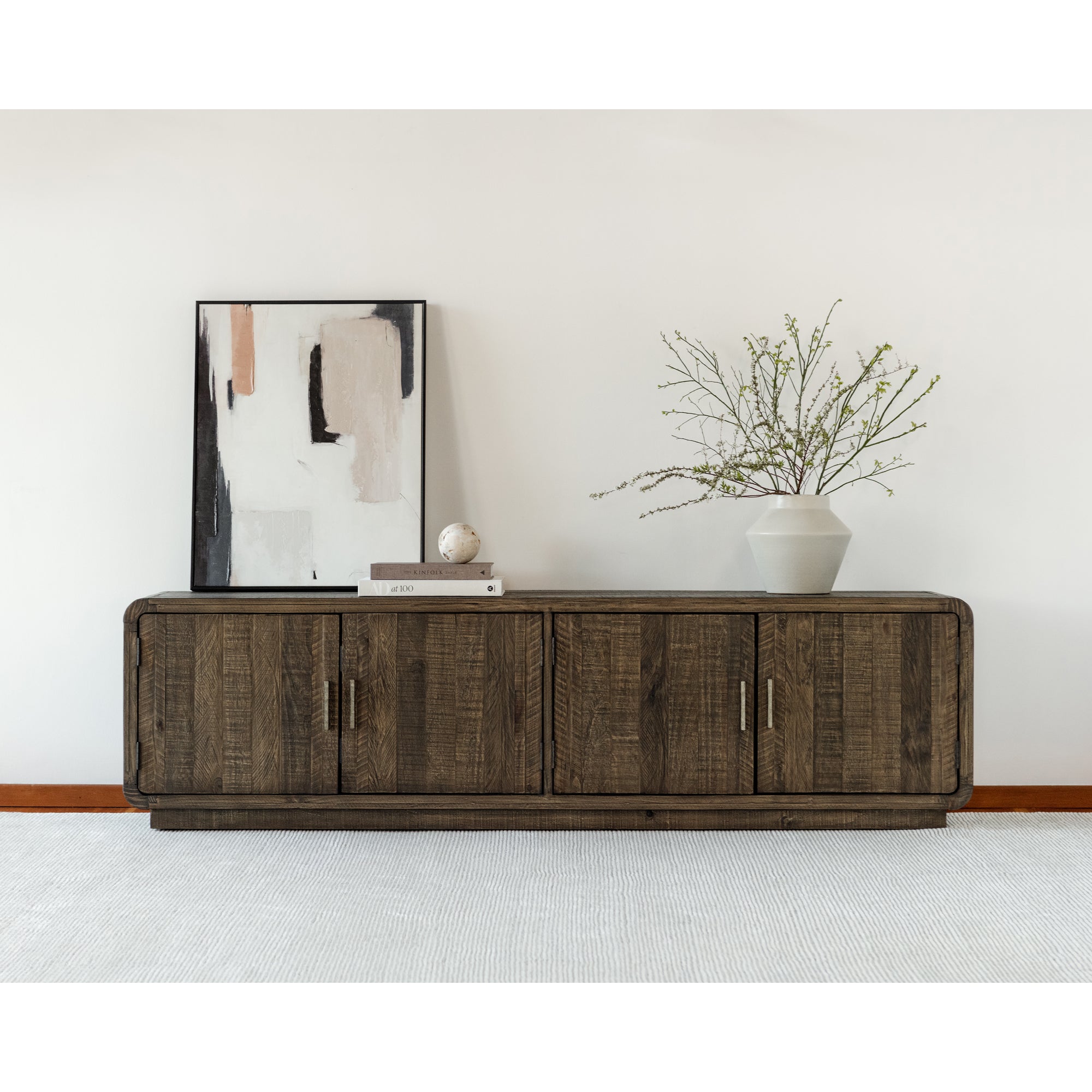 Moes Monterey Media Cabinet Aged Brown FR-1027-29