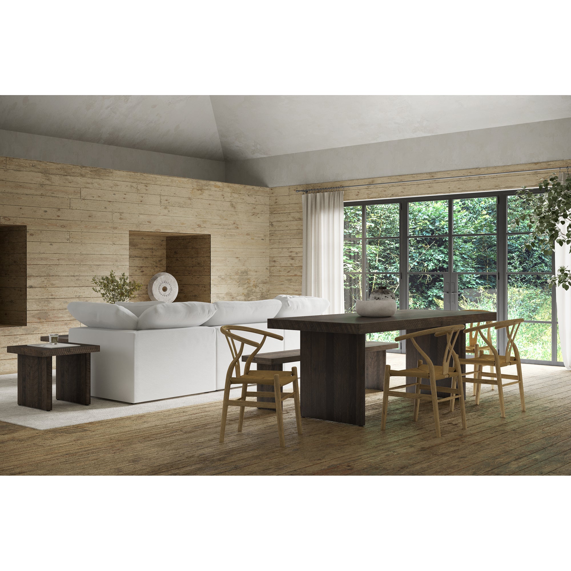 Moes Monterey Bench Aged Brown FR-1028-29