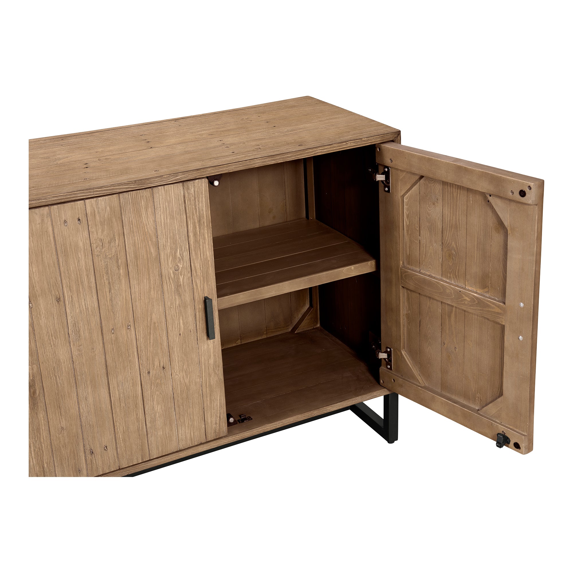 Moes Sierra 2 Door Cabinet Natural FR-1035-23