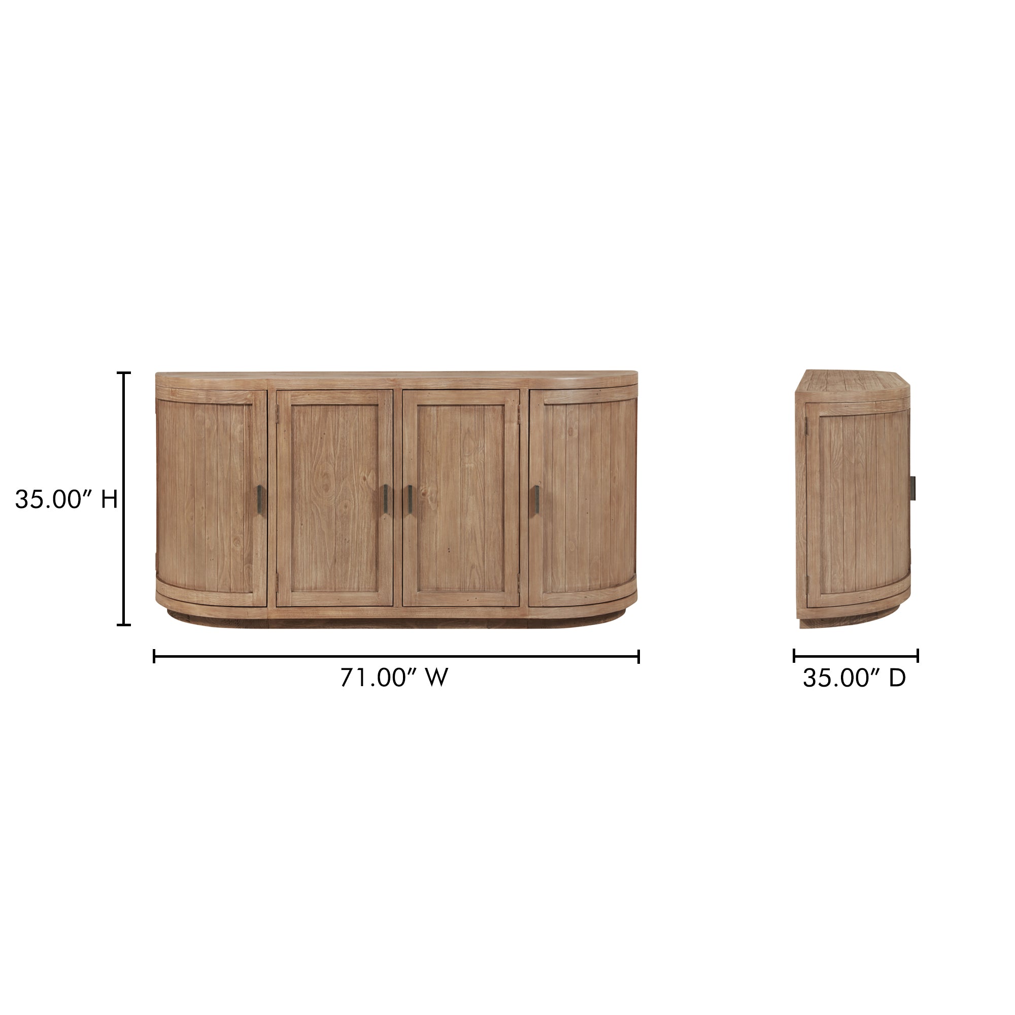 Moes Nicola Sideboard Natural FR-1044-23
