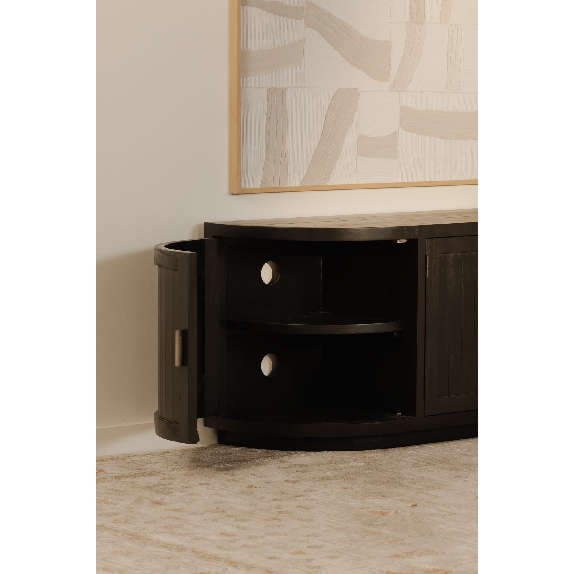 Moes Nicola Media Cabinet Black FR-1045-02