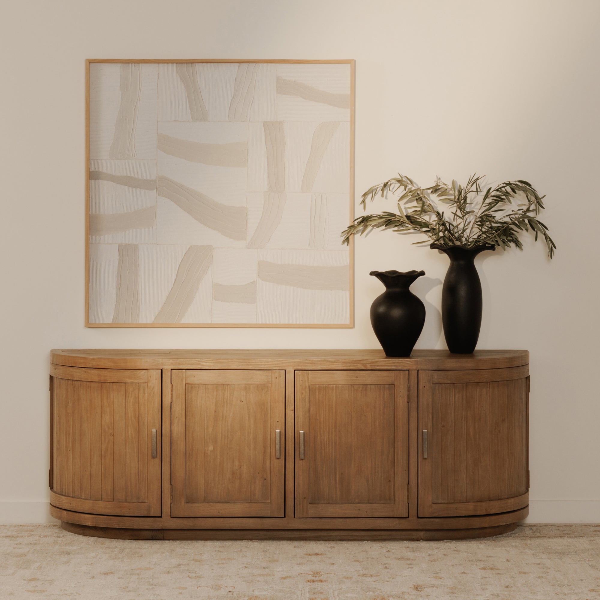 Moes Nicola Media Cabinet Natural FR-1045-23