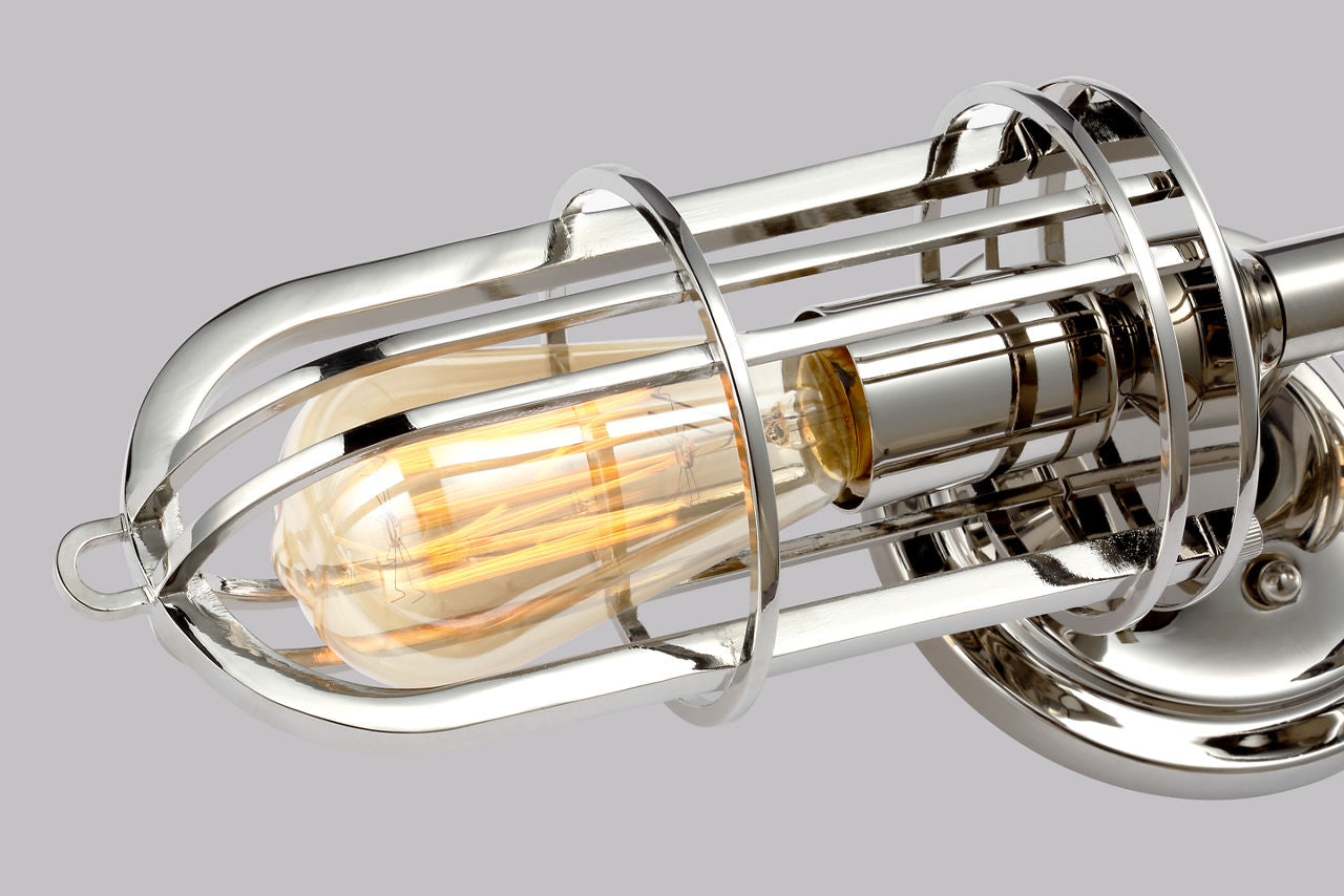Urban Renewal 2-Light Cage Sconce