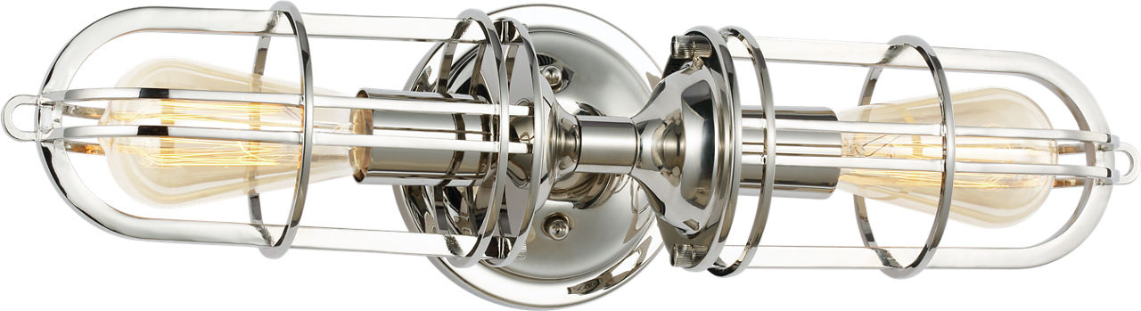Urban Renewal 2-Light Cage Sconce