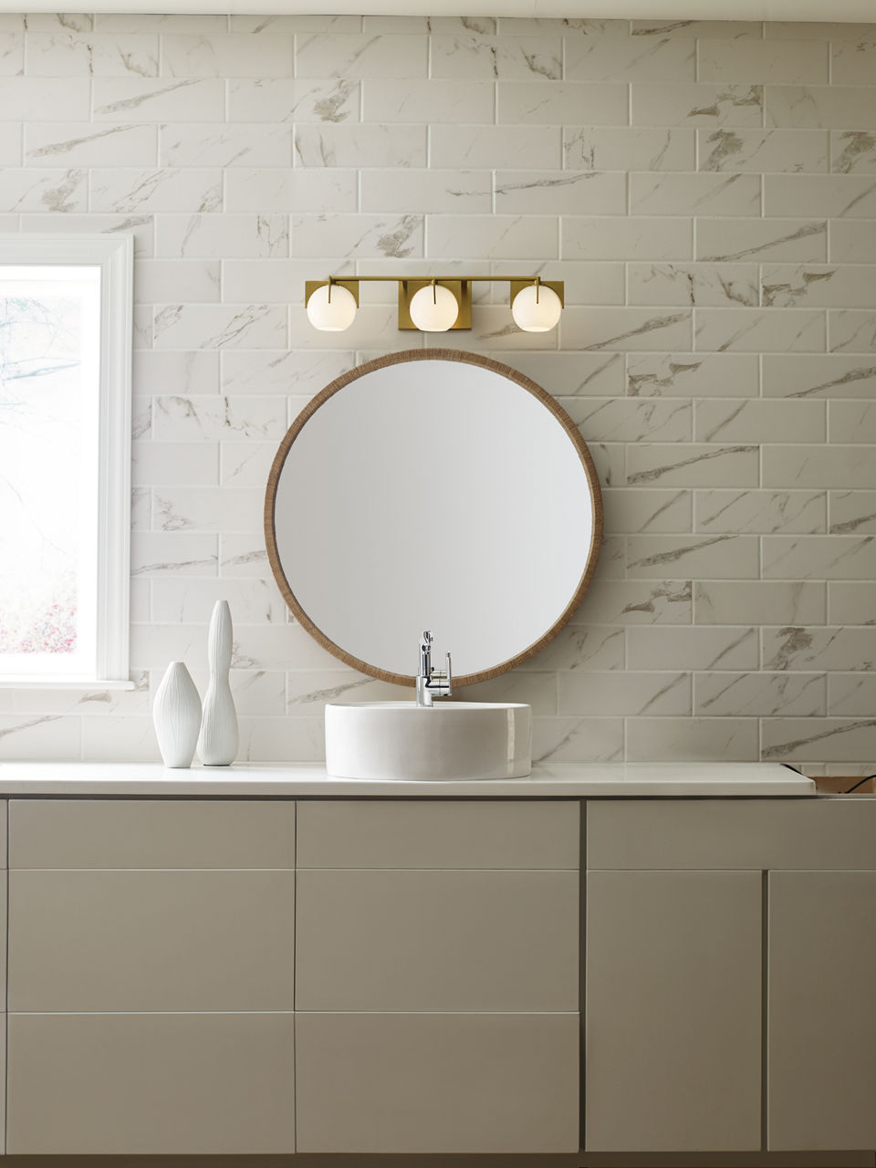 Abbott 3-Light Bath Sconce