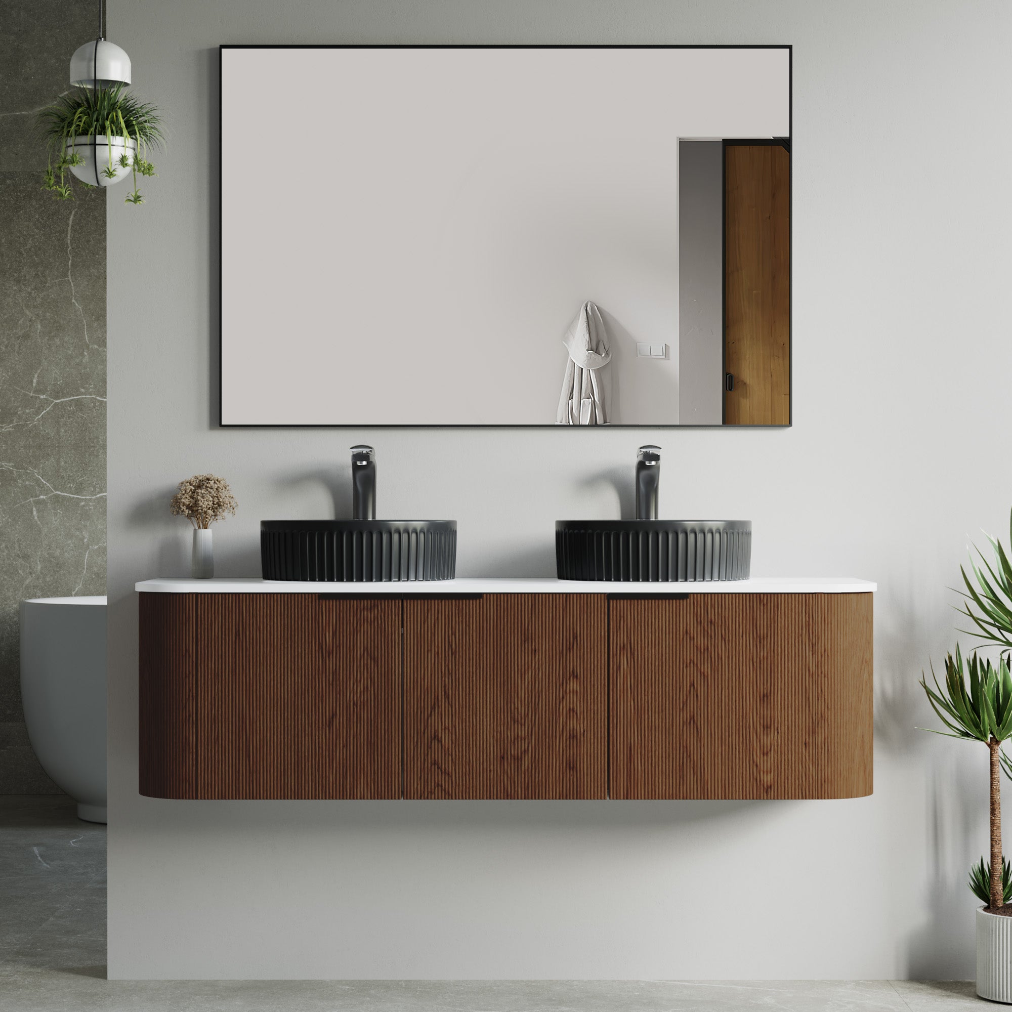 032 Series - 60 Inch Vanity - Cabinet Combination - Double Sinks