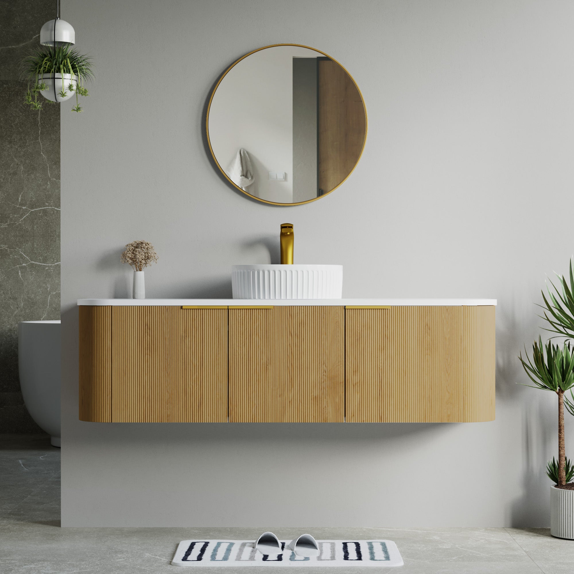 032 Series - 60 Inch Vanity - Cabinet Combination - Single Sink