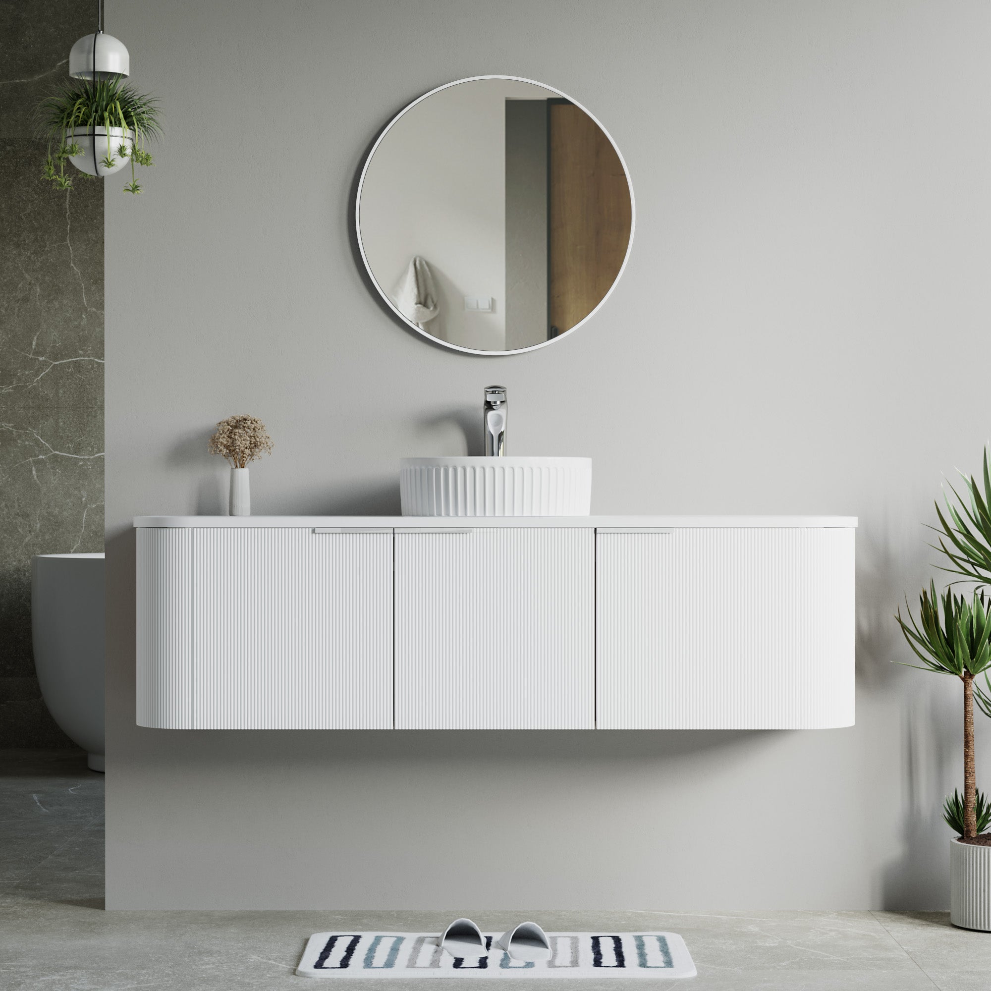 032 Series - 60 Inch Vanity - Cabinet Combination - Single Sink