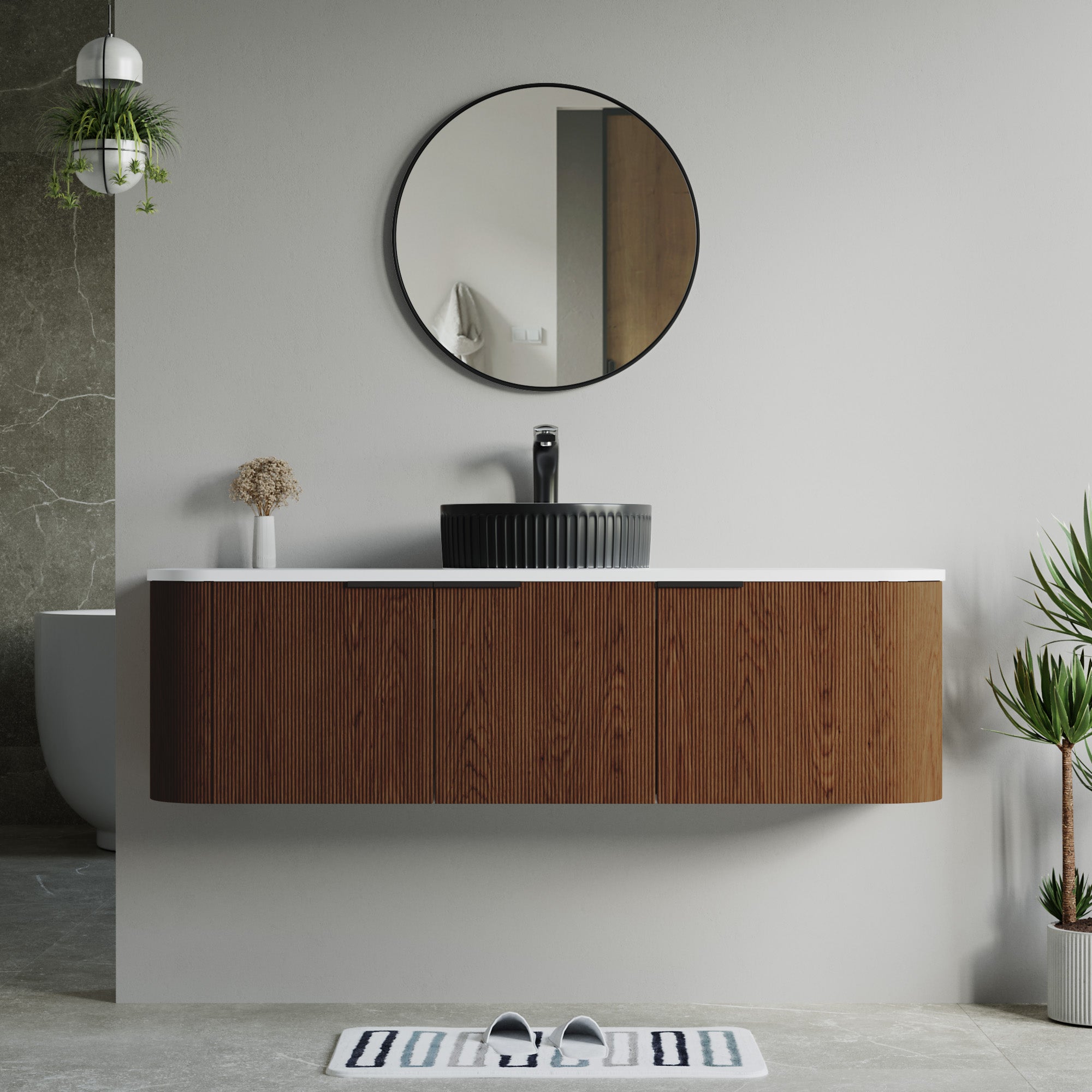 032 Series - 60 Inch Vanity - Cabinet Combination - Single Sink