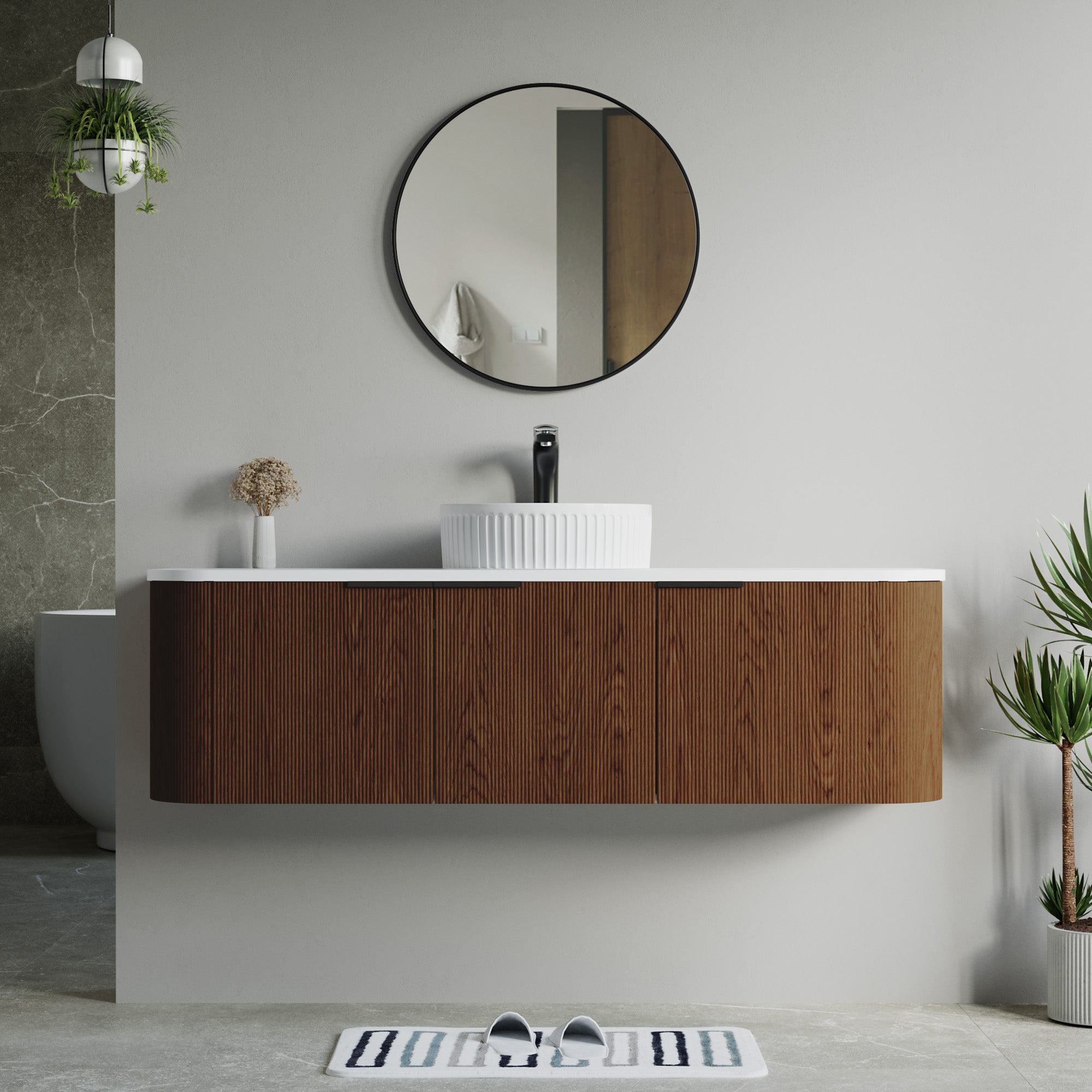 032 Series - 60 Inch Vanity - Cabinet Combination - Single Sink