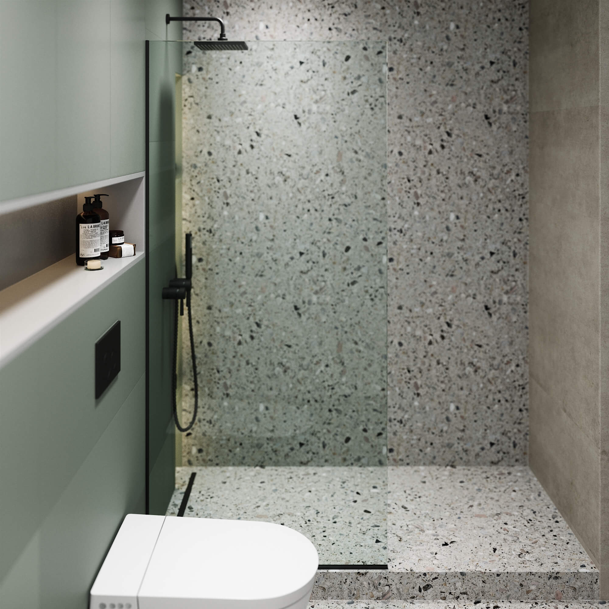 Shower Panel Fixed Frameless