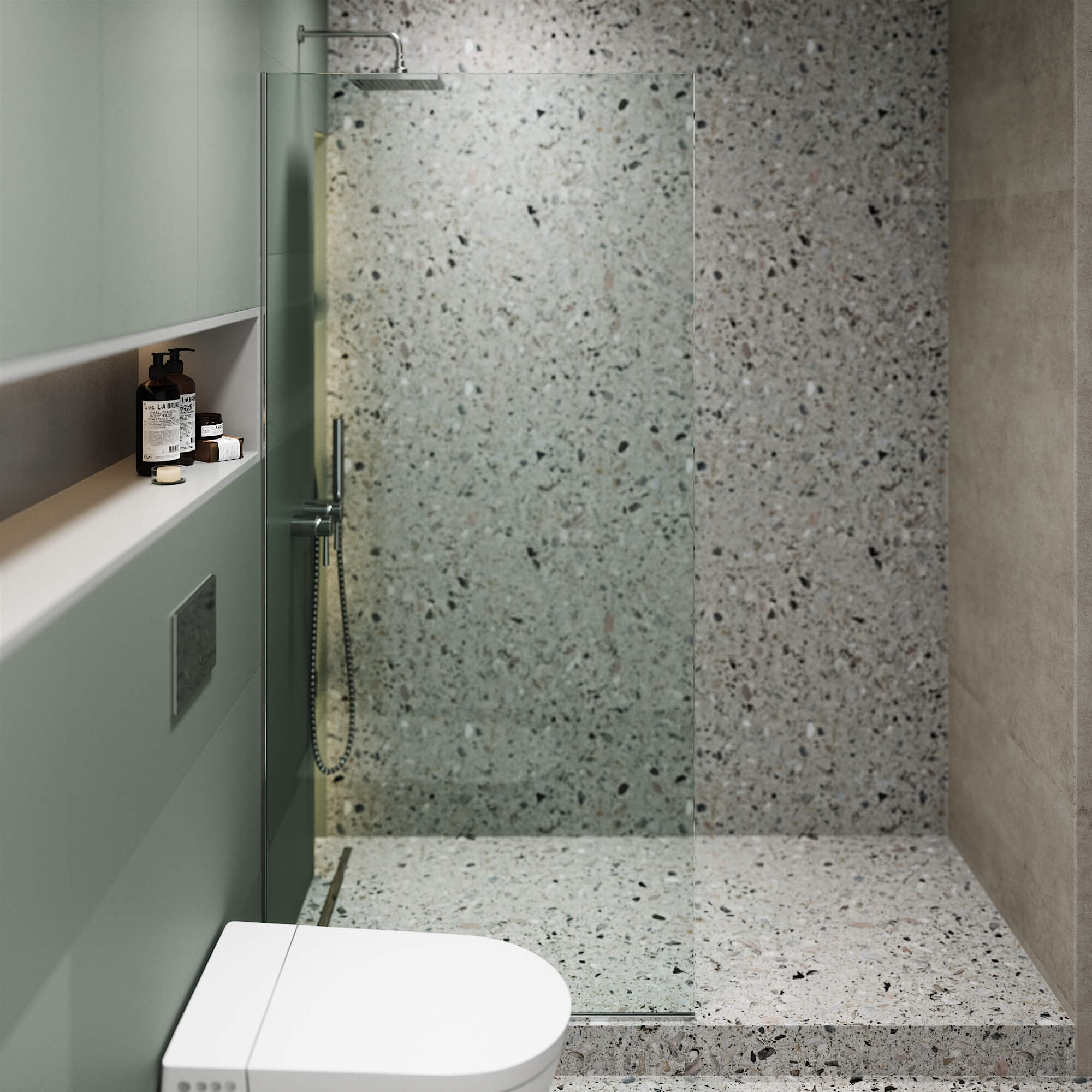 Shower Panel Fixed Frameless