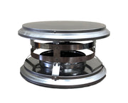 6" Diameter Flue Pipe Cap, Stainless Steel