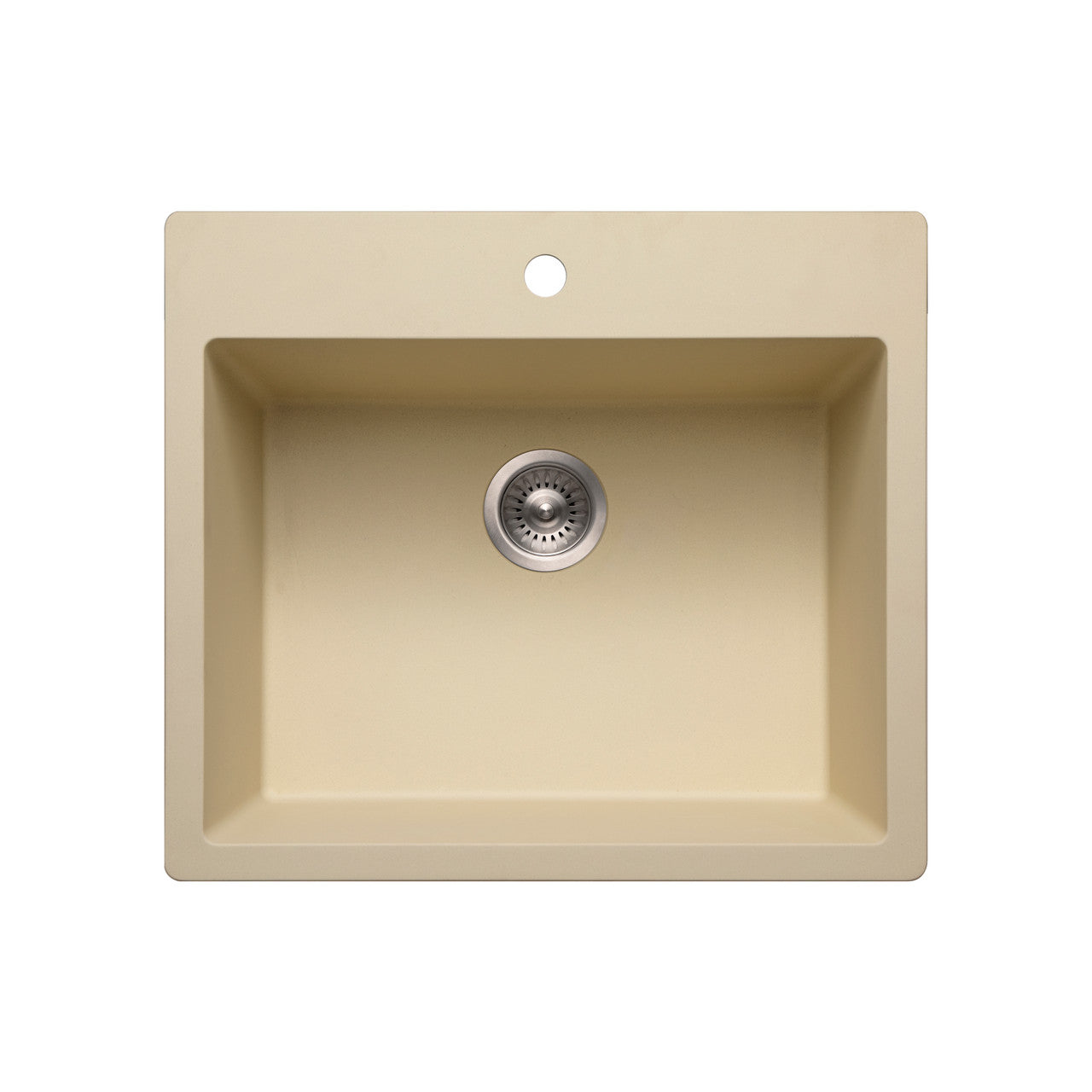 30 1/4"x16 1/2"x9 1/2" Granite Topmount Large Single Bowl Kitchen Sink Topmount