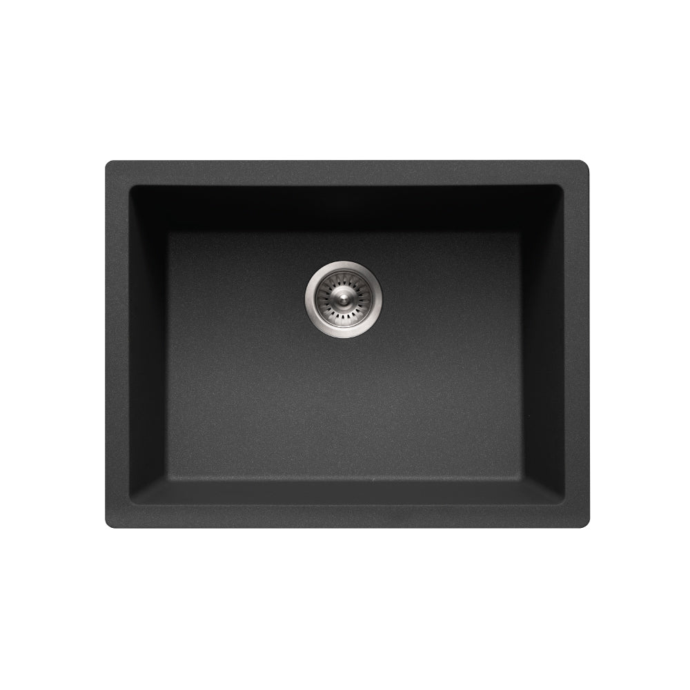 Houzer Quartztone 24" Granite Composite Undermount Single Bowl Kitchen Sink