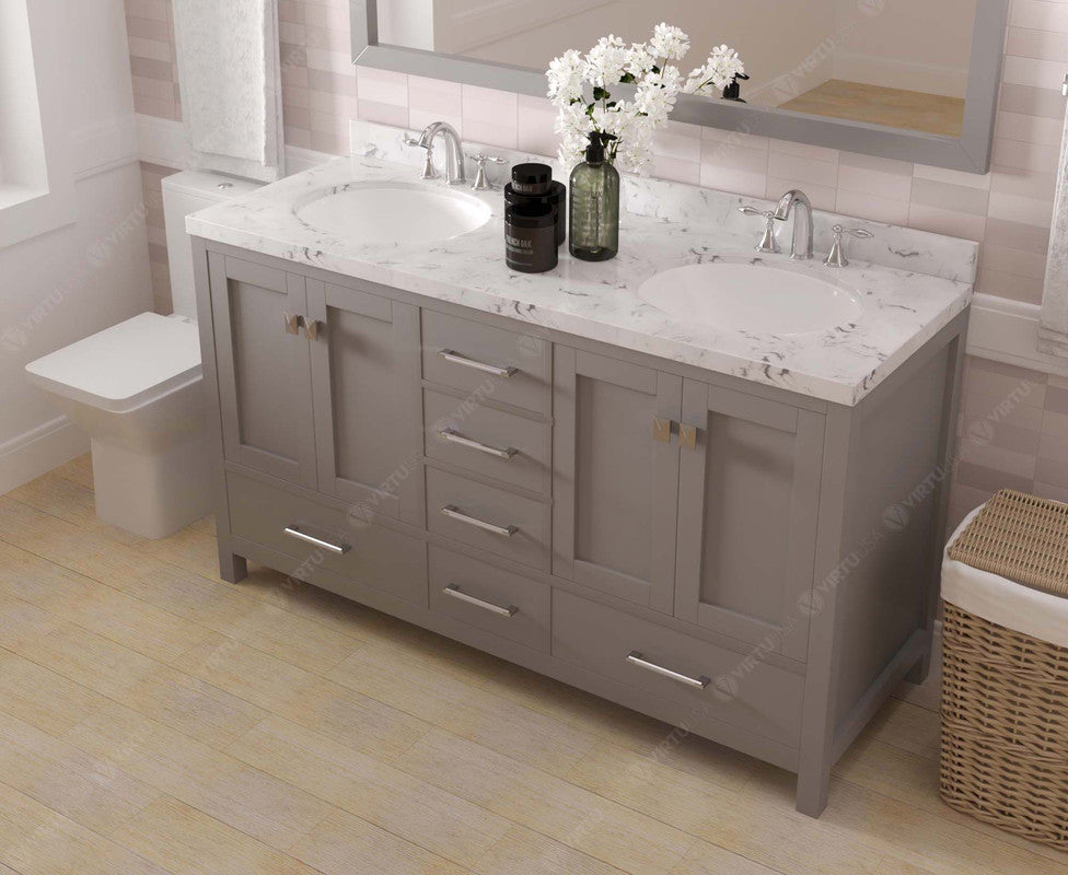 Caroline Avenue 60" Double Bath Vanity
