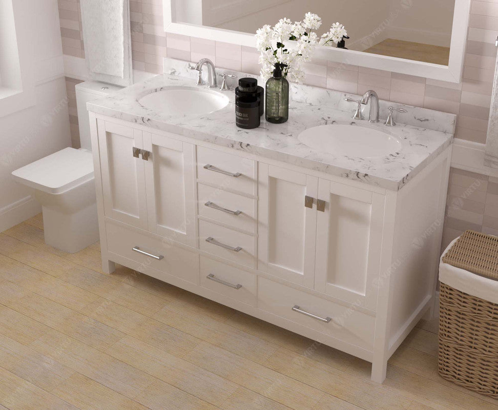 Caroline Avenue 60" Double Bath Vanity