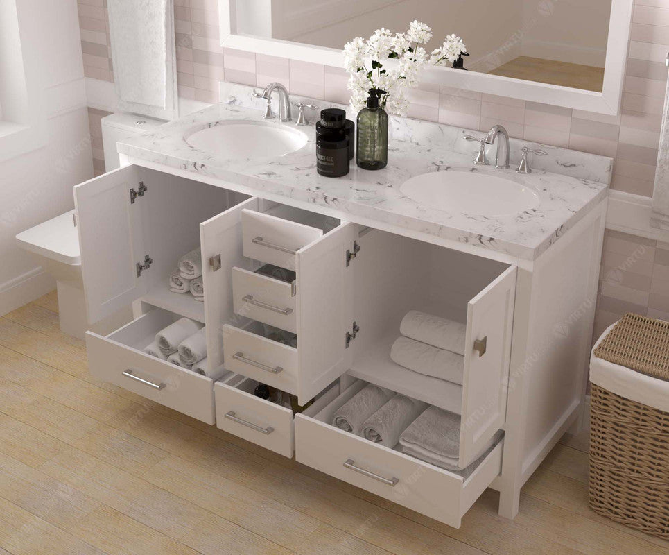 Caroline Avenue 60" Double Bath Vanity