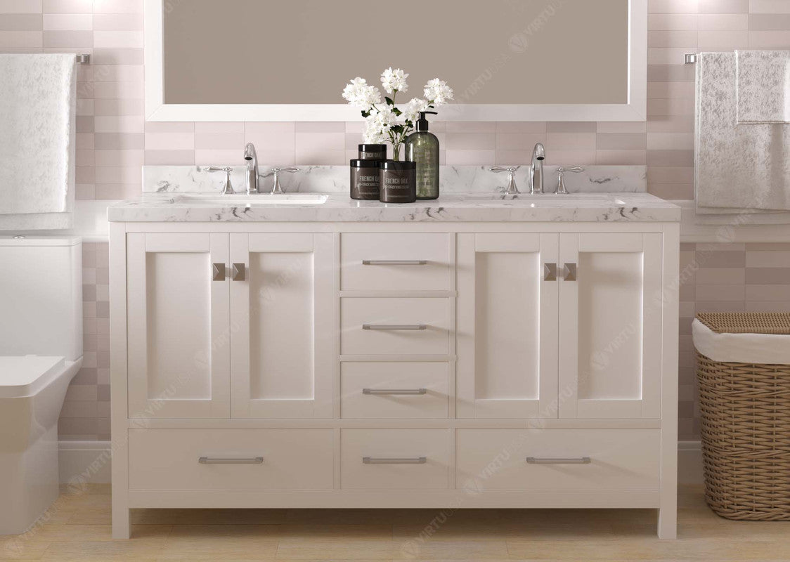 Caroline Avenue 60" Double Bath Vanity