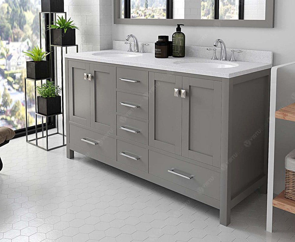 Caroline Avenue 60" Double Bath Vanity
