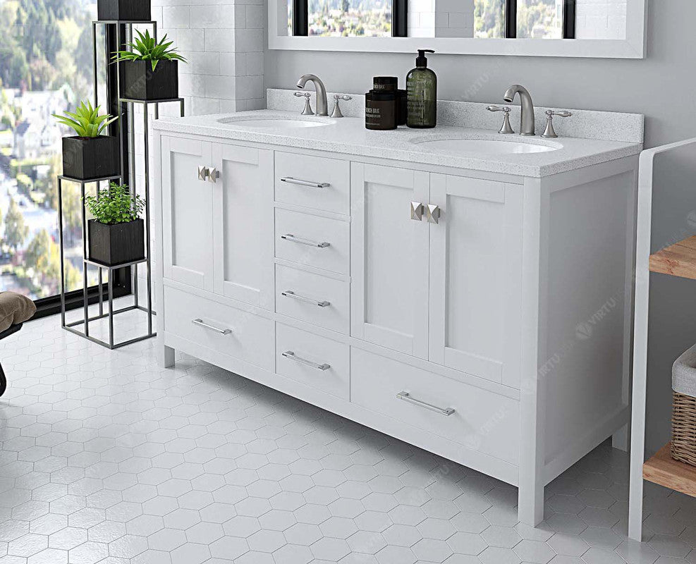 Caroline Avenue 60" Double Bath Vanity