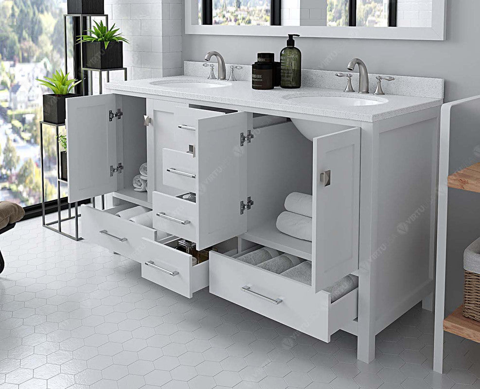 Caroline Avenue 60" Double Bath Vanity