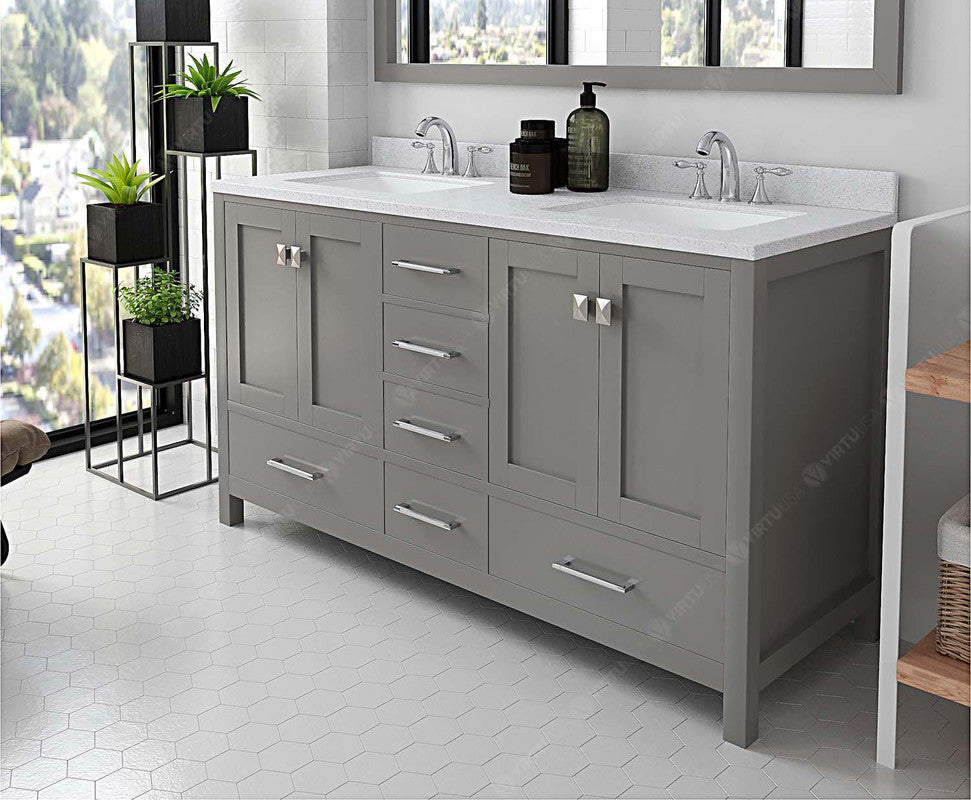 Caroline Avenue 60" Double Bath Vanity
