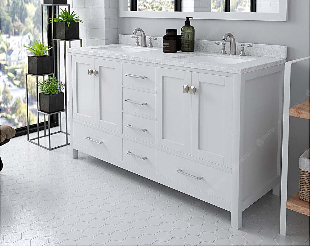 Caroline Avenue 60" Double Bath Vanity