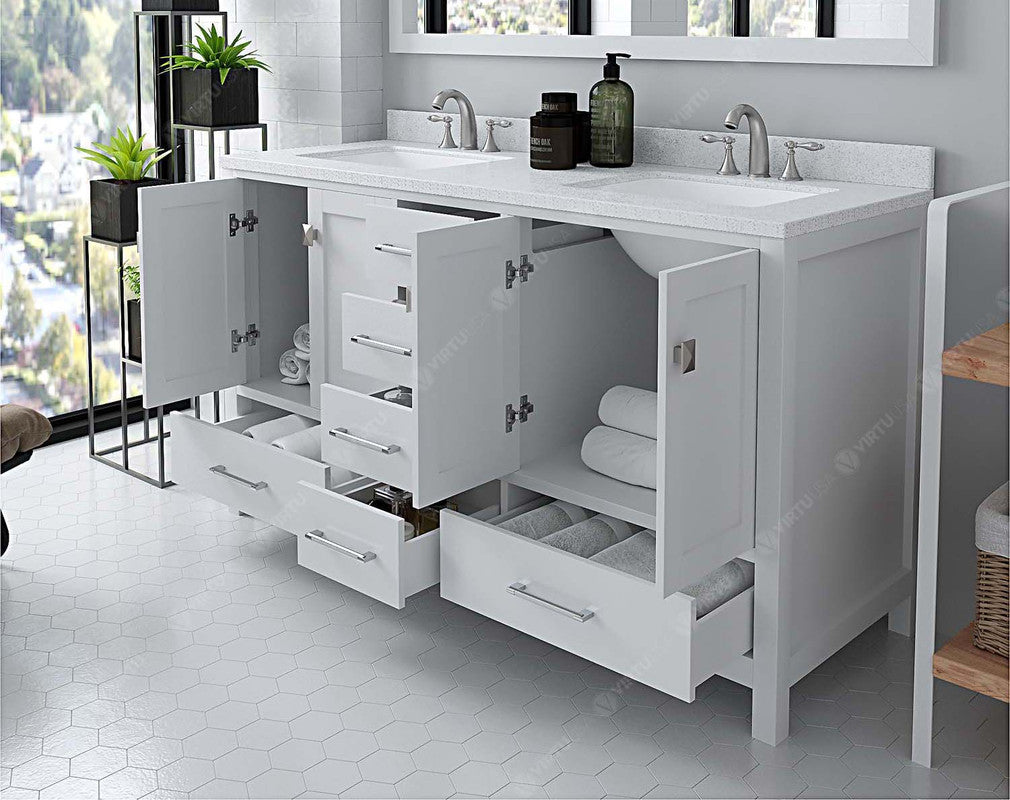 Caroline Avenue 60" Double Bath Vanity
