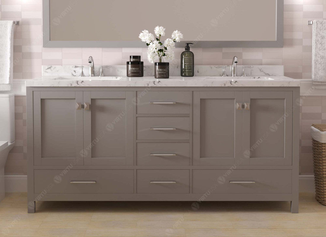 Caroline Avenue 72" Double Bath Vanity