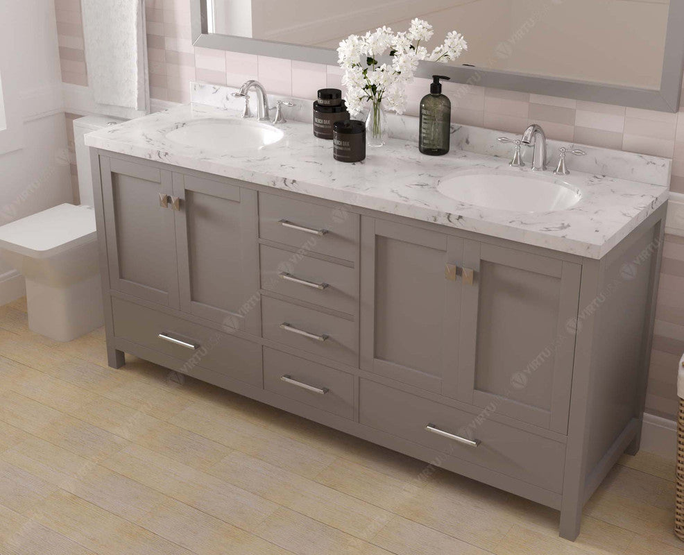 Caroline Avenue 72" Double Bath Vanity