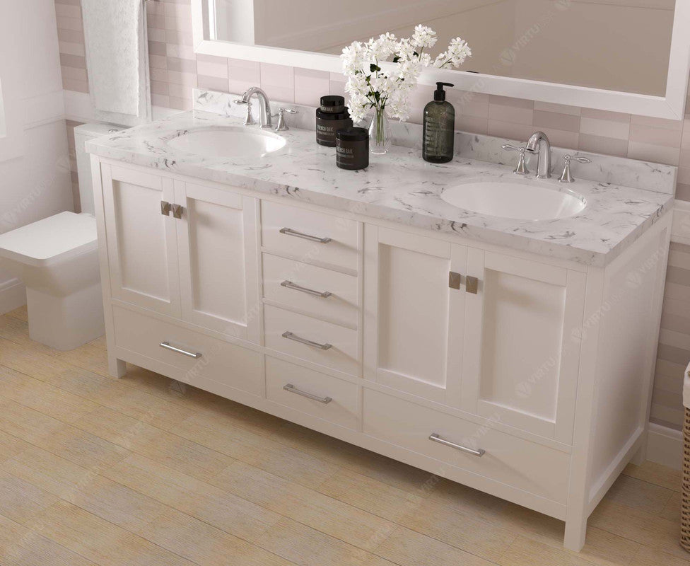 Caroline Avenue 72" Double Bath Vanity