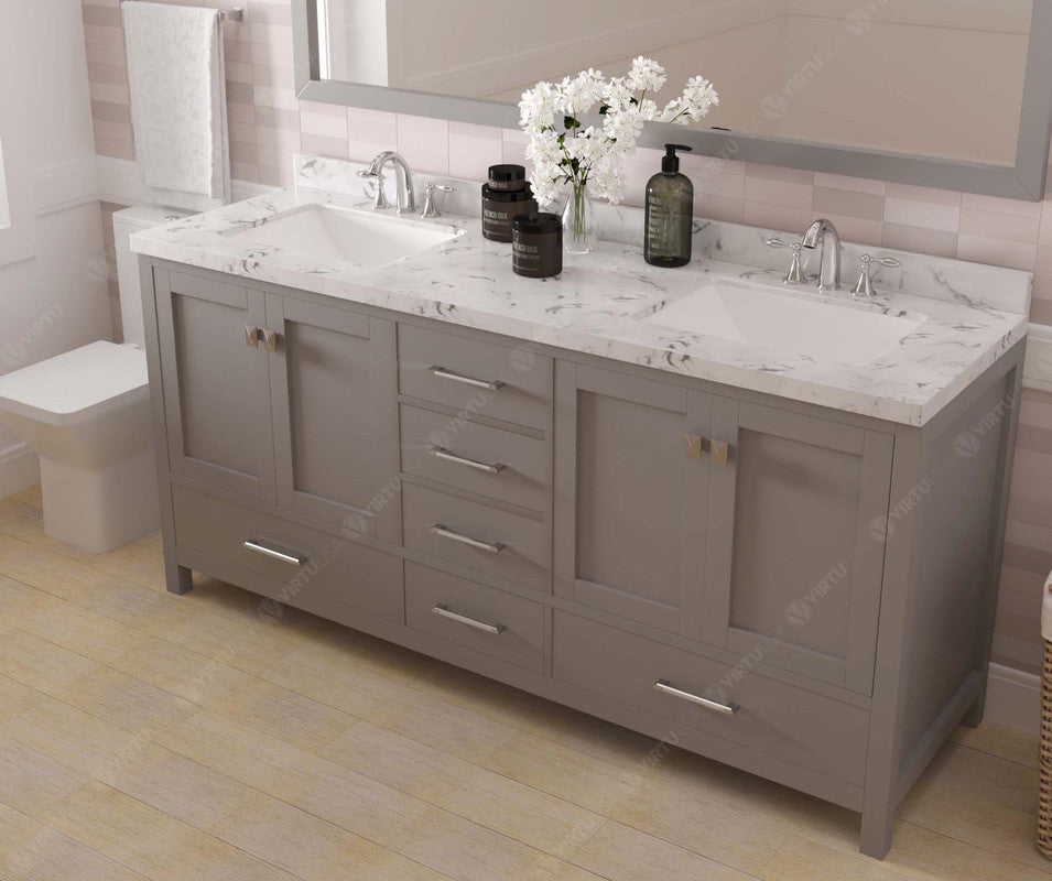 Caroline Avenue 72" Double Bath Vanity