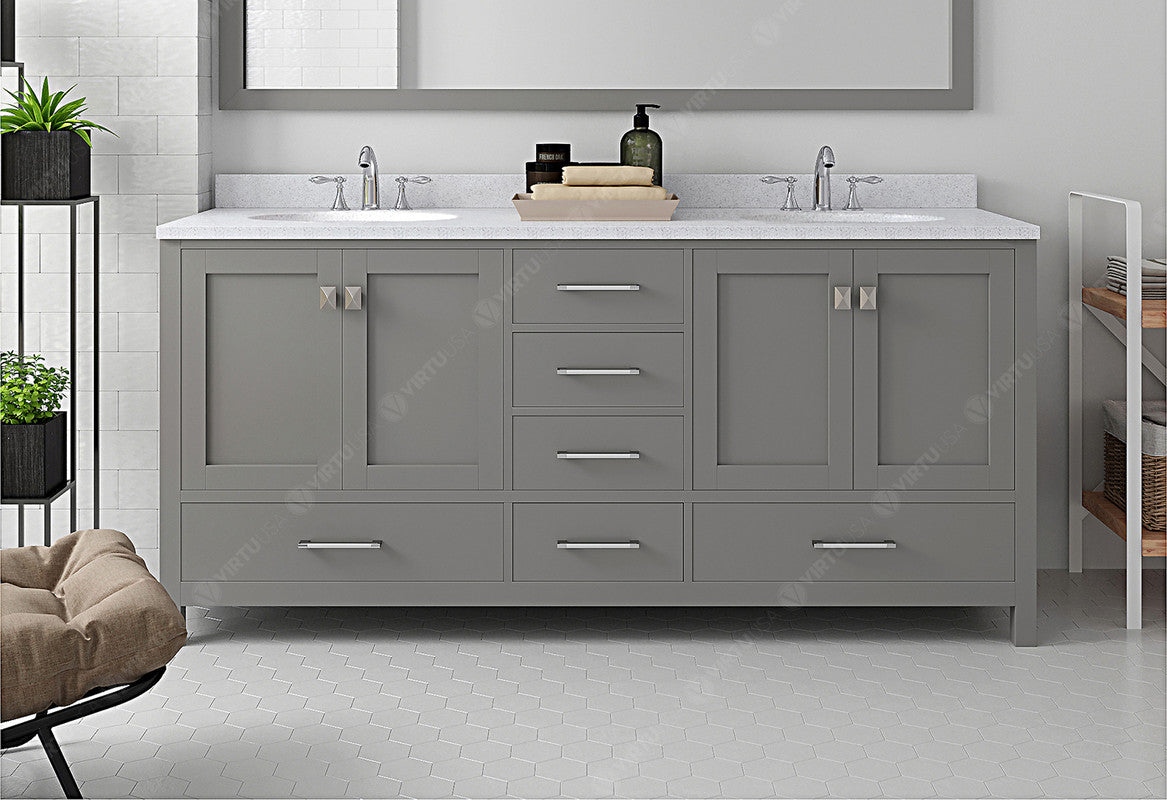 Caroline Avenue 72" Double Bath Vanity