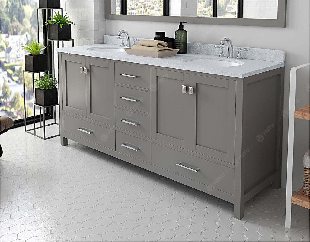 Caroline Avenue 72" Double Bath Vanity