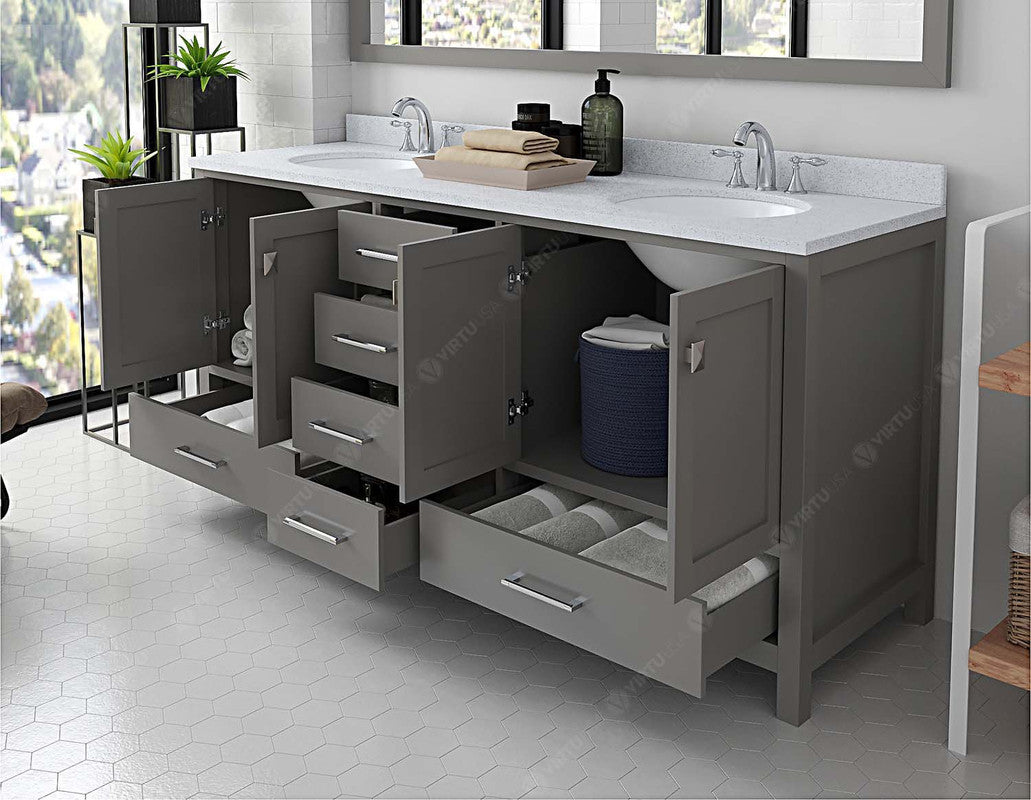 Caroline Avenue 72" Double Bath Vanity