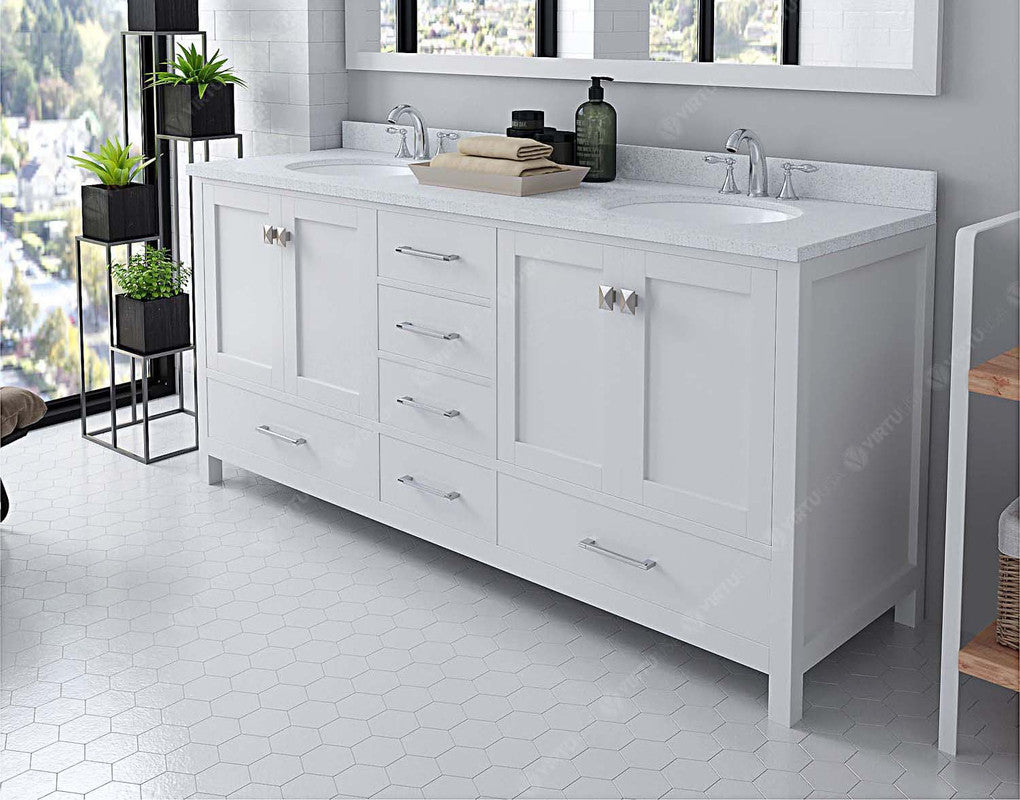 Caroline Avenue 72" Double Bath Vanity
