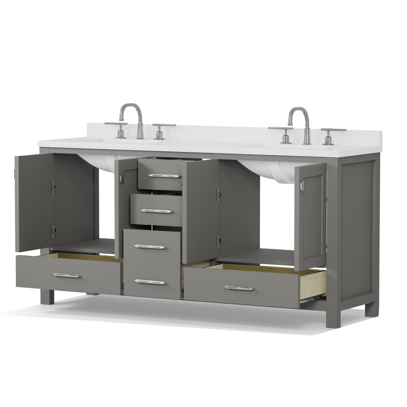 Caroline Avenue 72" Double Bath Vanity