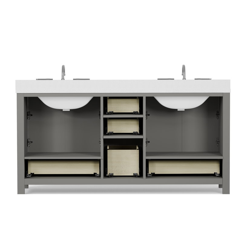 Caroline Avenue 72" Double Bath Vanity